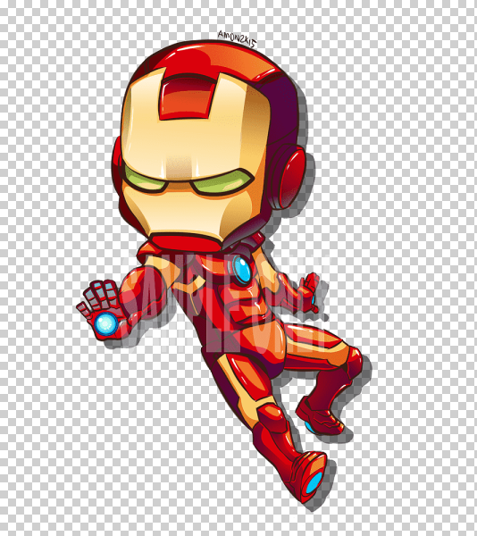 Чиби герои Марвел Железный человек