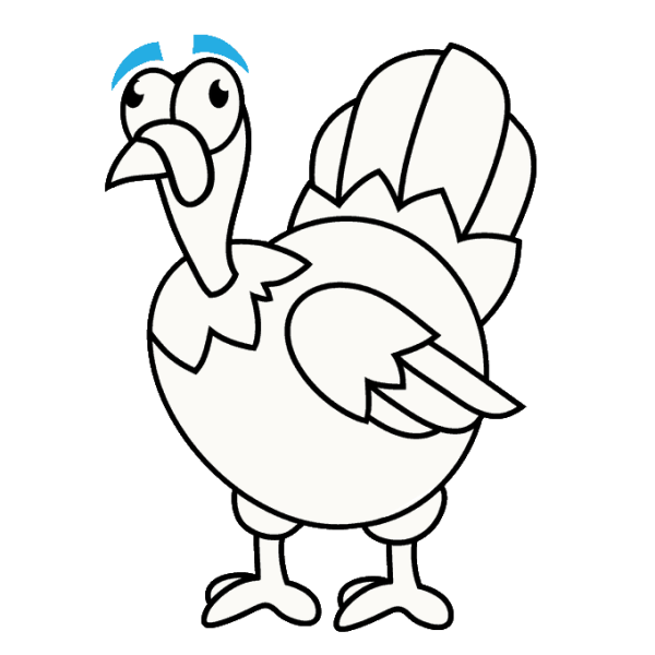 Индюк карандашом