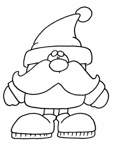 Смешные новогодние раскраски