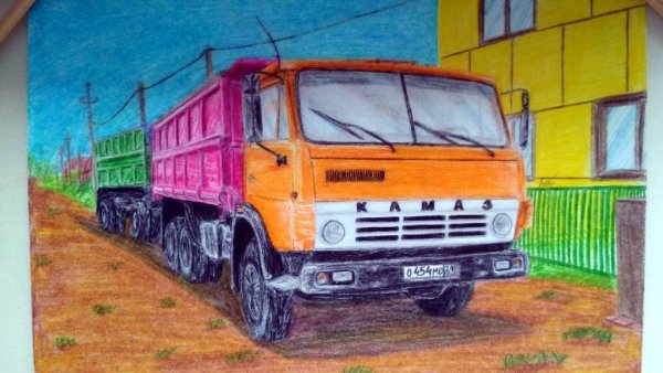 КАМАЗ рисунок