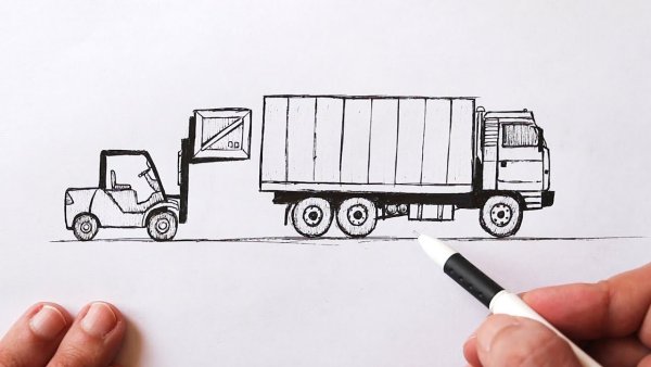 КАМАЗ рисунок