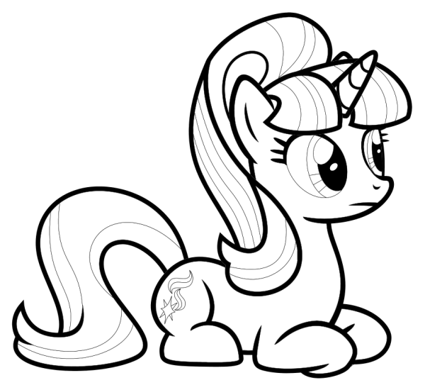 Раскраски пони Старлайт Глиммер
