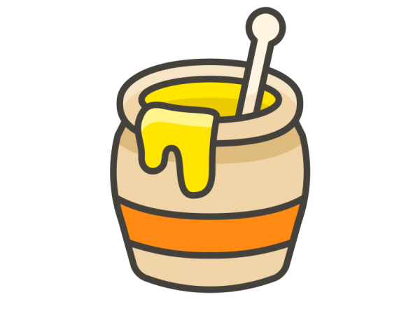 Баночка с медом для малышей