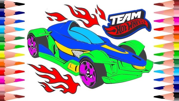 Хот Вилс машинки для рисования