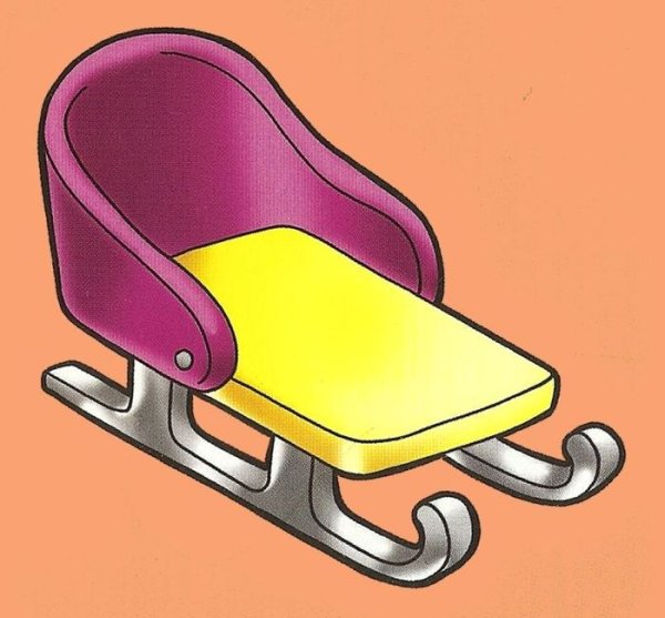 Санки мультяшное