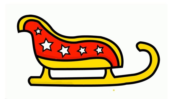 Сани рисунок