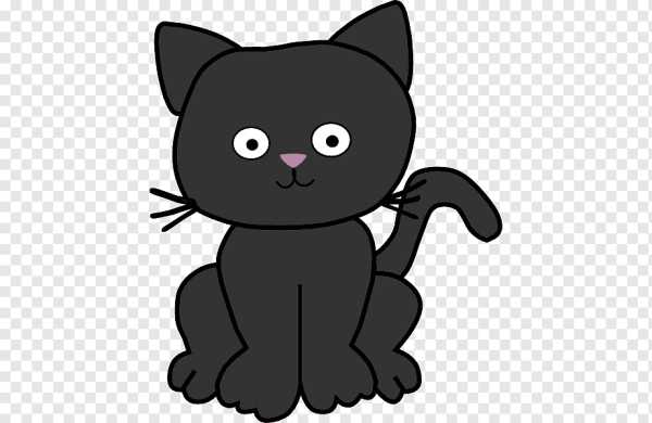 Чёрный котёнок малыш