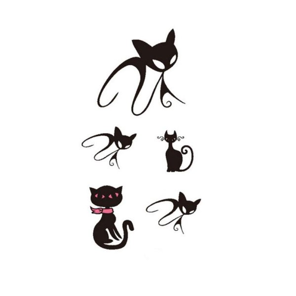 Тату для детей черные