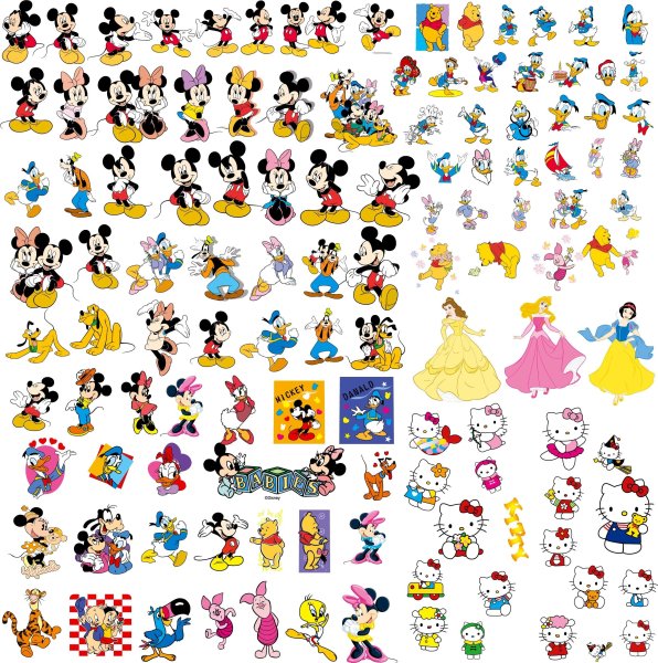 Чиби принцессы Диснея