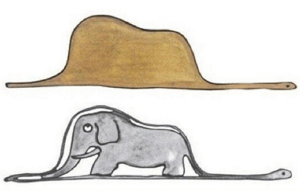 Маленький принц удав проглотивший слона