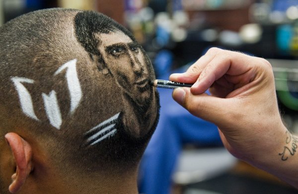 Рисунки на голове