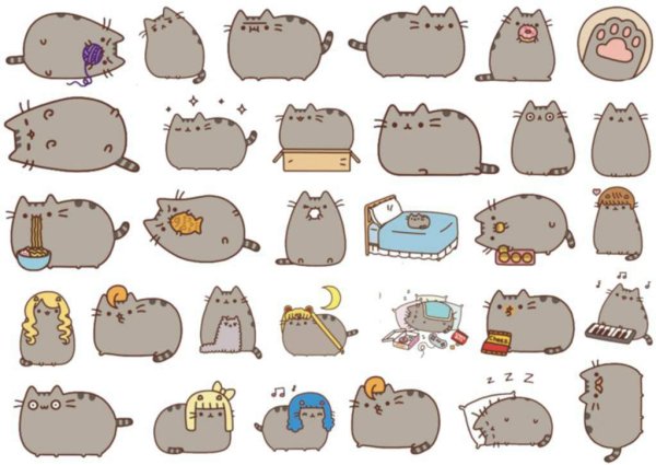 Наклейки котики