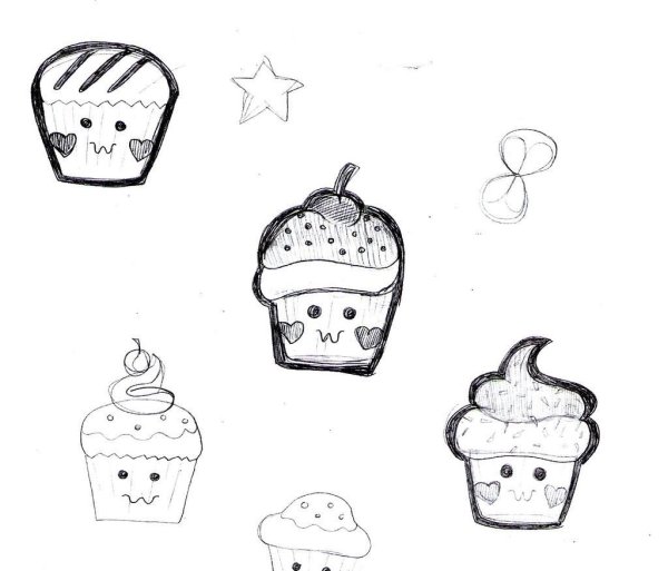 Трафарет кексика