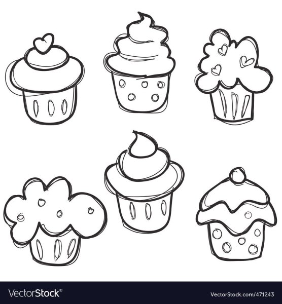 Кексик для рисования