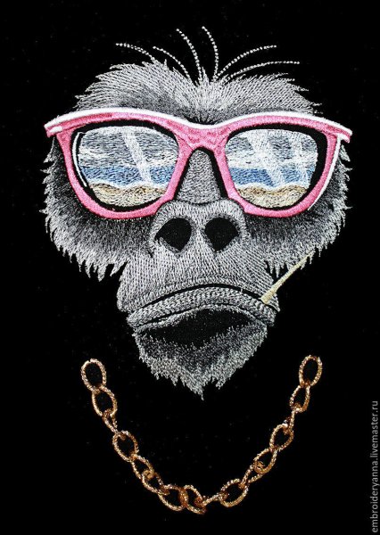 Обезьяна в бейсболке