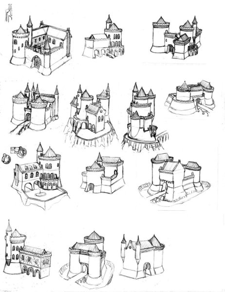 Чертеж крепости