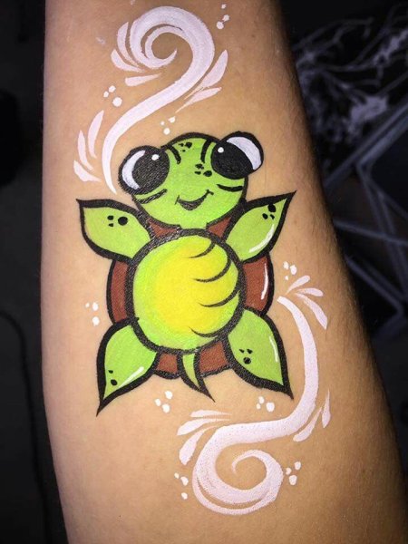 Аквагрим на руке