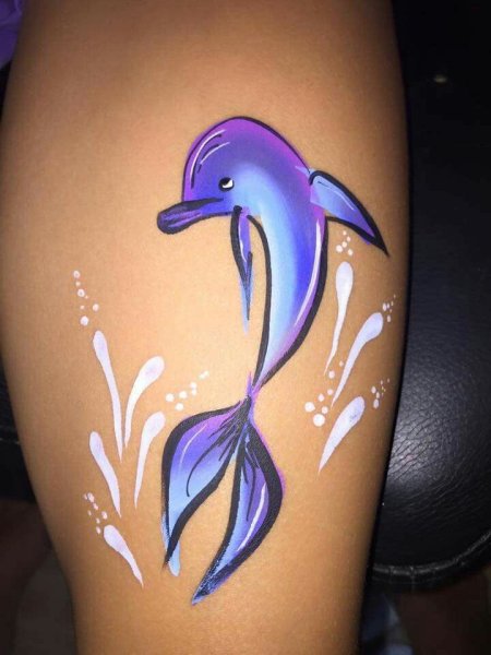 Аквагрим для детей на руке