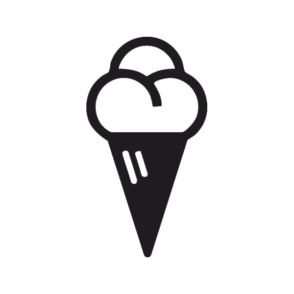 Много мороженого раскраска