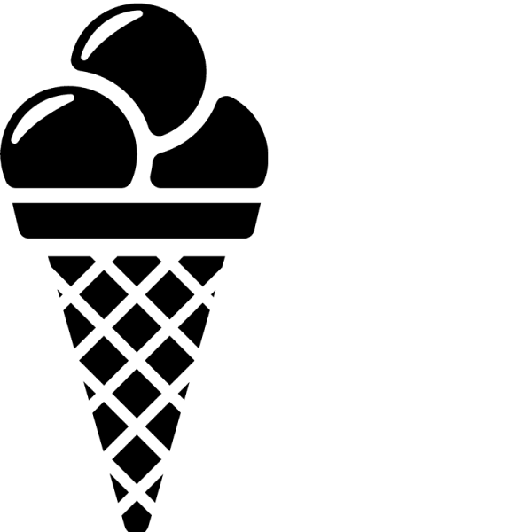 Рожок мороженого раскраска