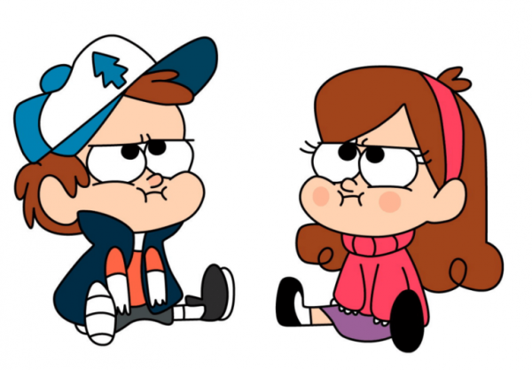 Наклейки Гравити Фолз Мэйбл и Диппер