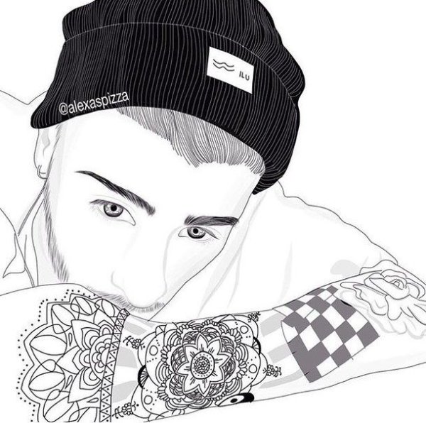 Нарисовать крутого парня