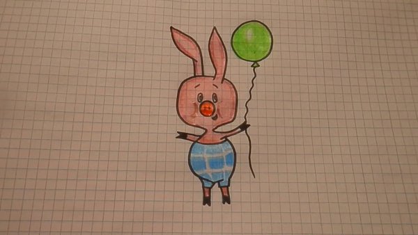 Нарисовать пяточка