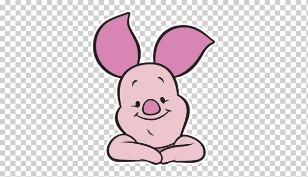 Пятачок на прозрачном фоне