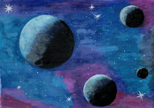 Иллюстрации космического пространства