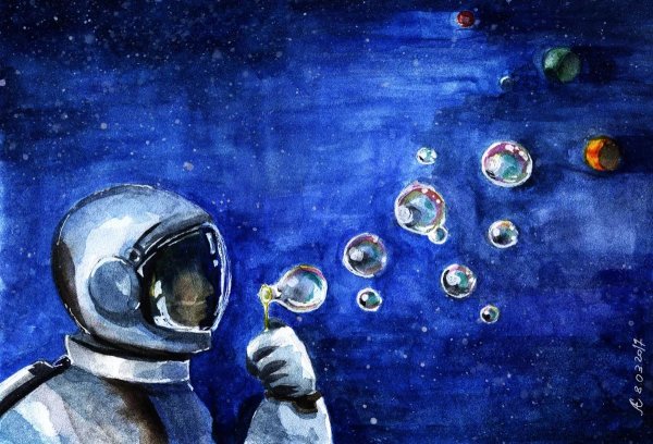 Рисунок на космическую тему