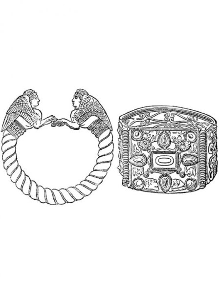 Раскраска браслет