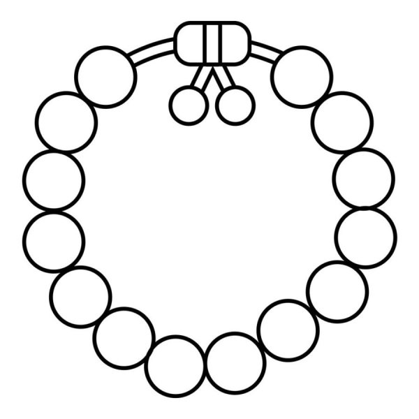 Раскраска бусы