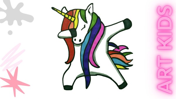 Крутой Единорог в очках