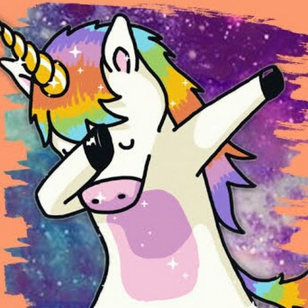 Единороги арт мультяшные