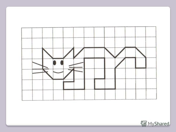 Рисование по клеточкам для детей