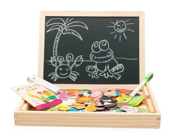 Двусторонняя доска для рисования, 47x1x47см., 1/12 Magnetic