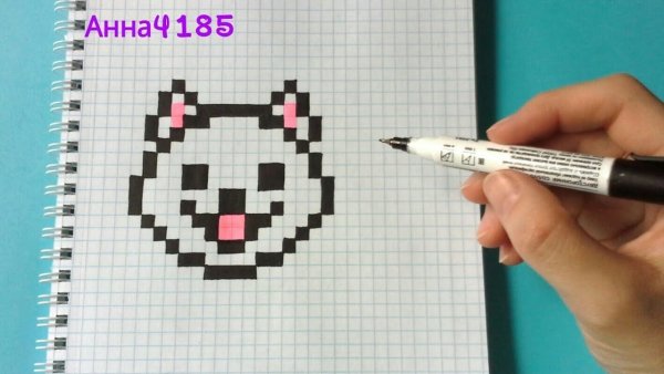 Рисунки по клеточкам маленькие милые