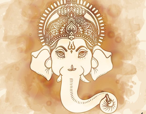 Кришна в черно белом