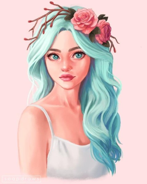 Милые цветные девушки