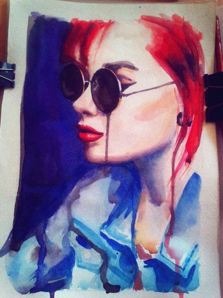 Современные рисунки гуашью