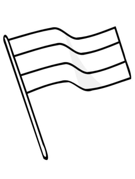 Флаг России раскраска