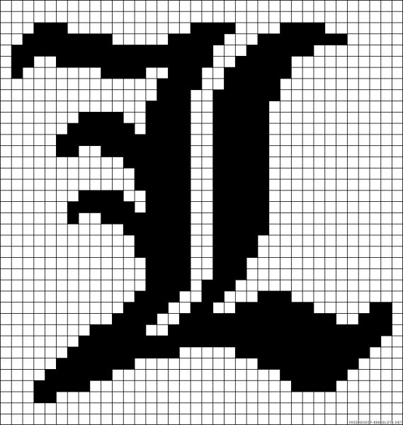 Рисование по клеточкам надписи