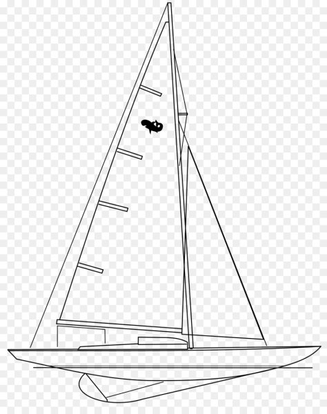 Парусная яхта рисунок