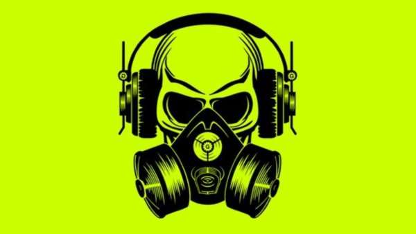 Аниме парень в противогазе