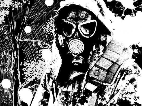 Противогаз для рисования