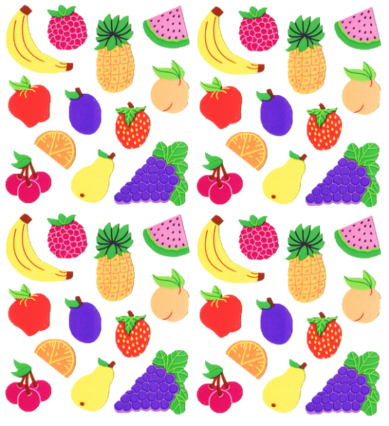 Стикеры фрукты