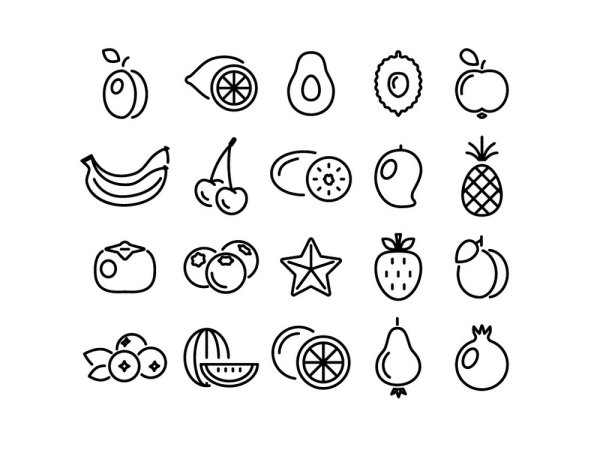 Эскизы для тату легкие фрукты