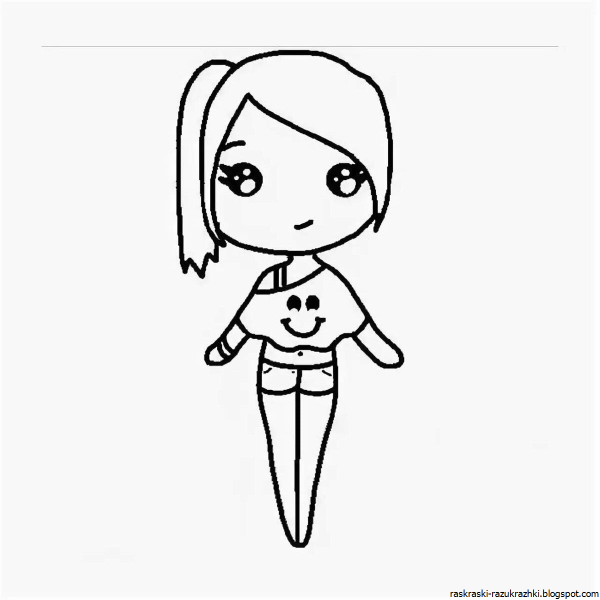 Раскраска собачка