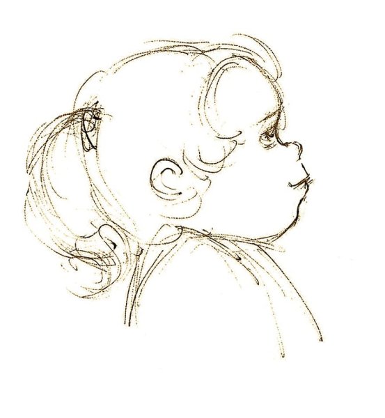 Ребенок в профиль