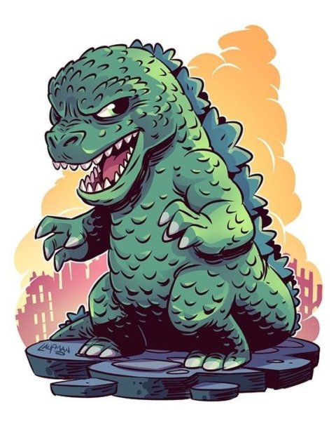 Годзилла Чиби аниме